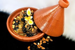 Lamb Tajine with Prunes and Almonds